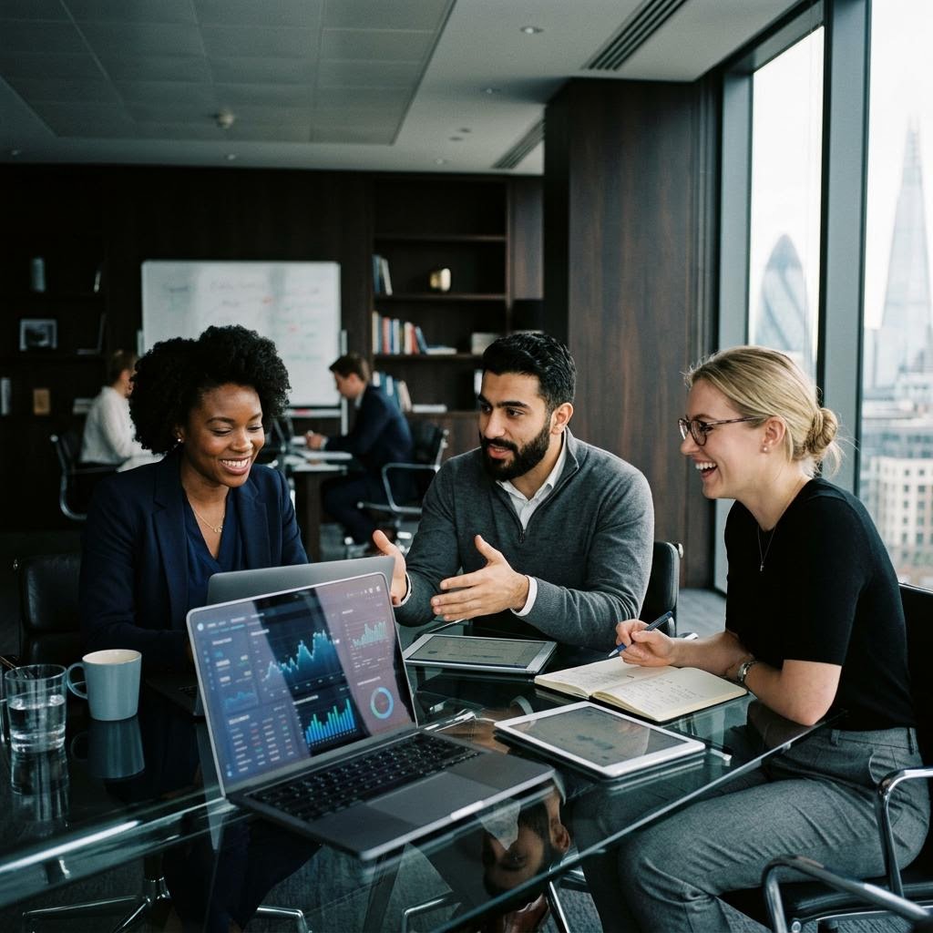 Entwickler- und Data-Science-Team bei der Marktanalyse